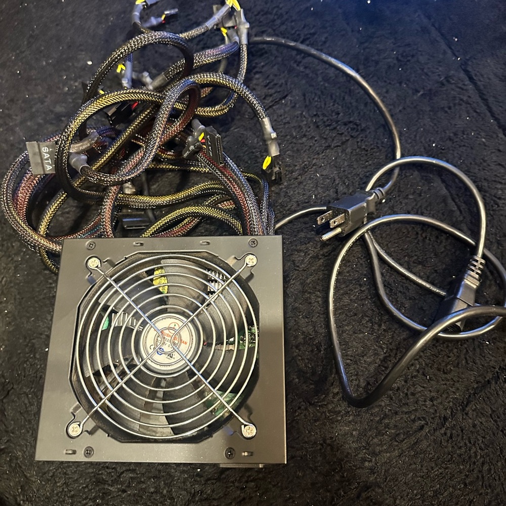 High-Performance Black Power Supply Unit